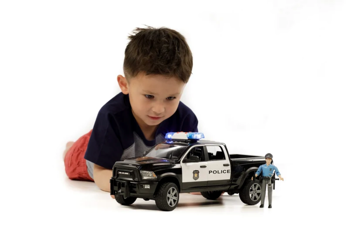 Bruder Police Ram 2500 w/ Policeman and L/S Module