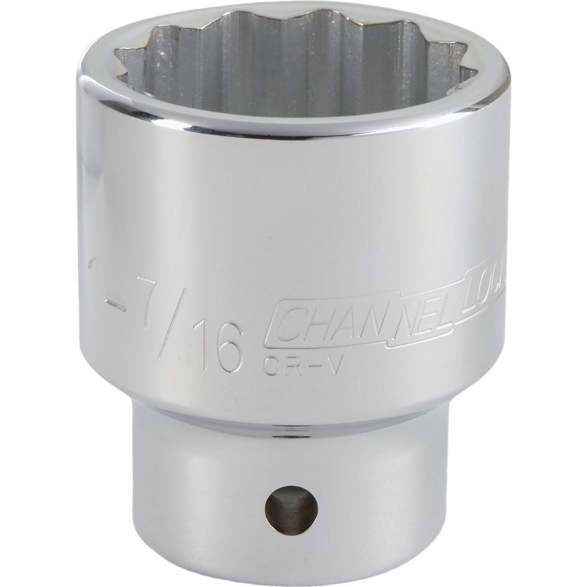 Chrome-finished 12-point shallow socket with 3/4 inch drive for hand tools and home improvement projects under $50 collections