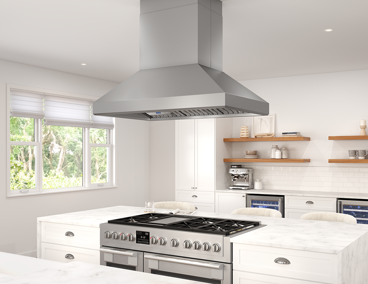 Titan Island Hood 42" PowerWave 750 C