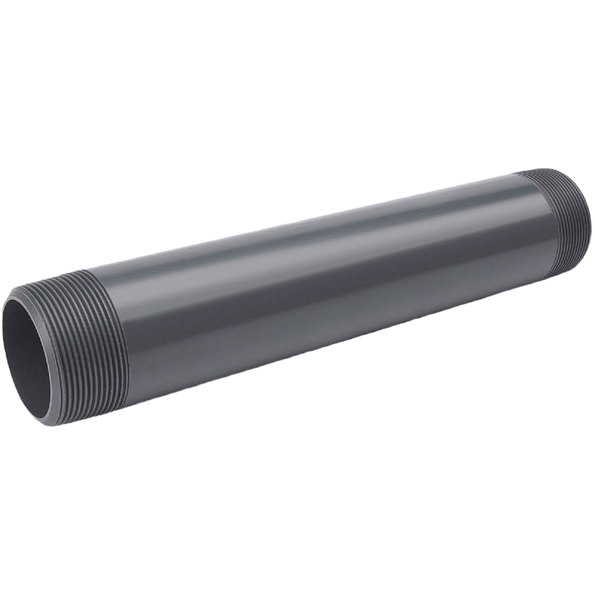Schedule 80 PVC pipe nipple with threaded ends for reliable plumbing in pipes & fittings and under $50 collections
