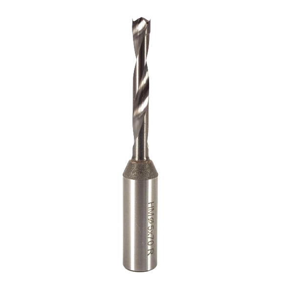 Carbide brad point dowel drill bit with polished shank for precise woodworking in tool accessories under $50 collection
