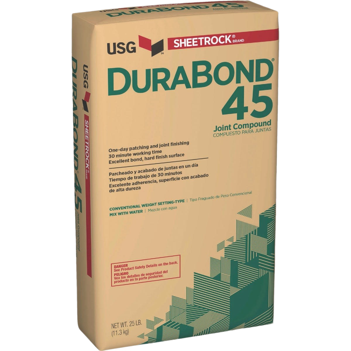 Sheetrock Durabond 45 Setting Type Drywall Joint Compound, 25 lb