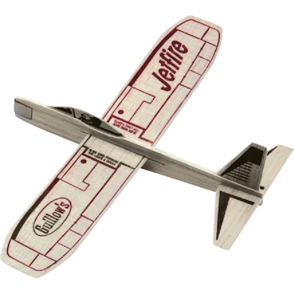 JetFire Balsa Glider Plane with 12-inch wingspan and colorful prints in Toys & Games and Outdoor Games collections under $50