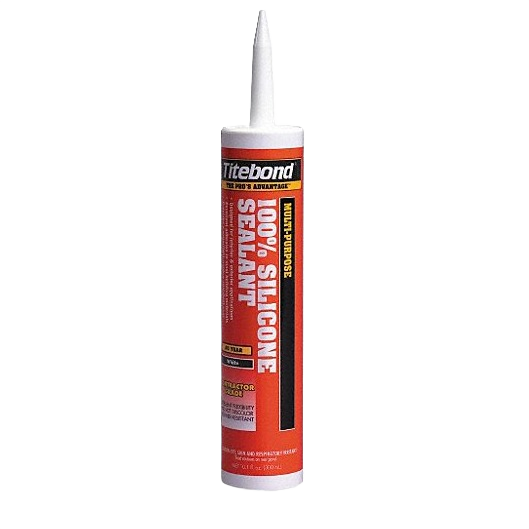 Clear silicone sealant tube with red and black label for Paint & Supplies and Home Improvement under $50 collection
