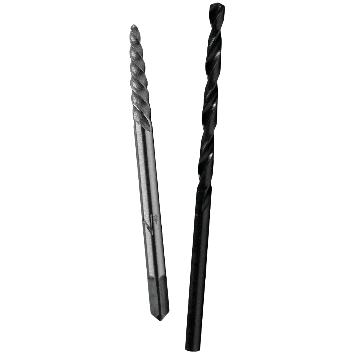 #2 Spiral screw extractor and drill bit set designed for efficient removal of broken screws in home improvement tasks