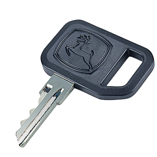 Padded ignition key with embossed deer logo for automotive use in John Deere parts and accessories under $50