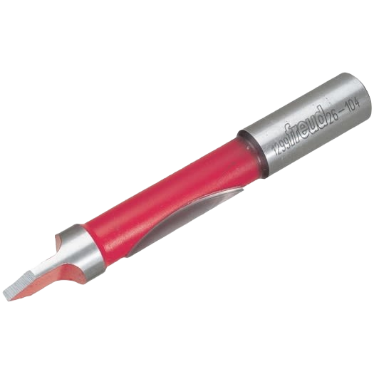 Carbide pilot bit with red cutting edge and steel shank for precision drilling in power tool accessories under $50
