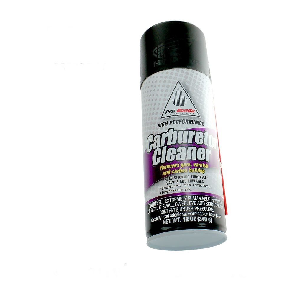 Aerosol spray can of high-performance carburetor cleaner for engine maintenance in parts and lubricants collection