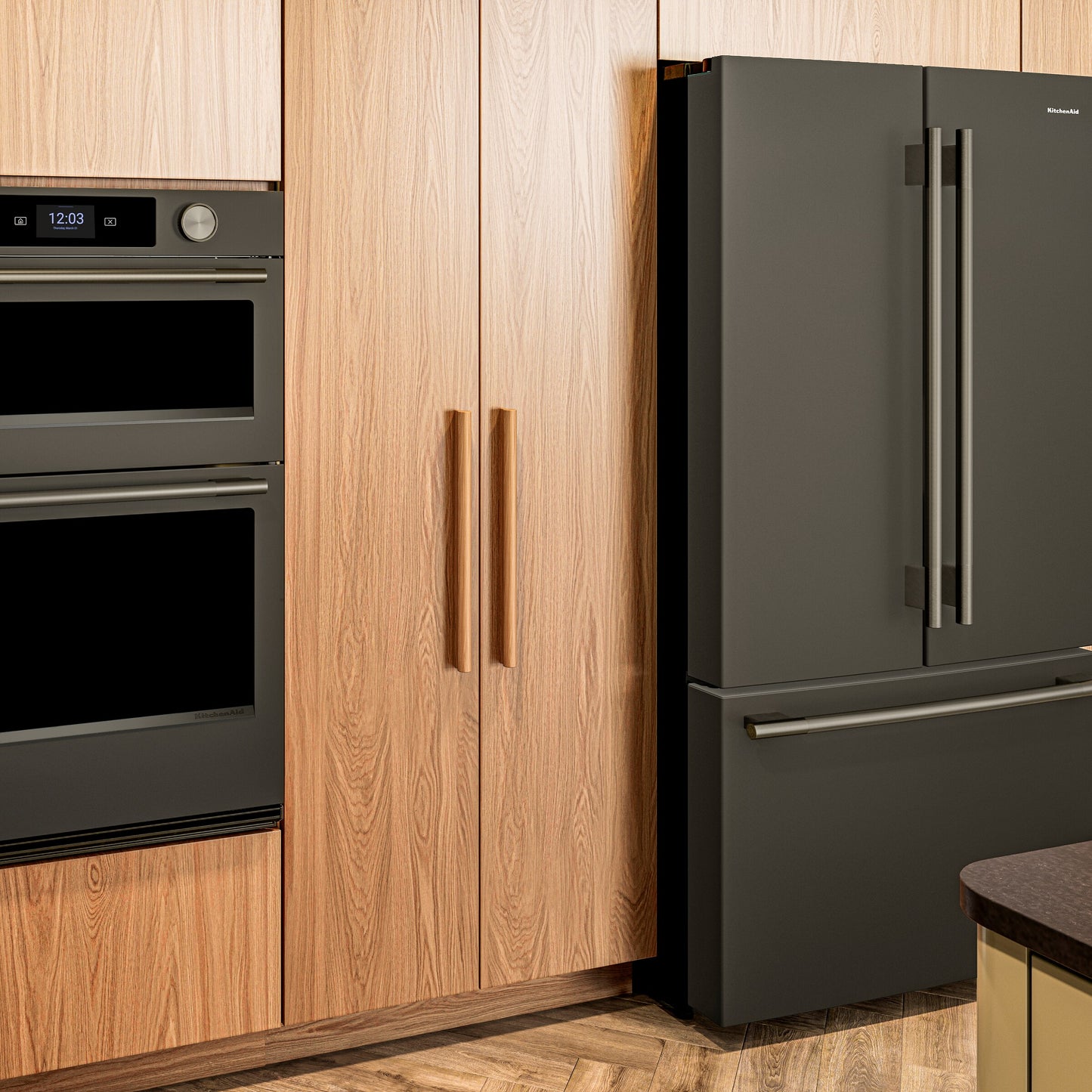30-inch Smart Electric Combo Wall Oven with Assisted Cooking Modes - Black Ore