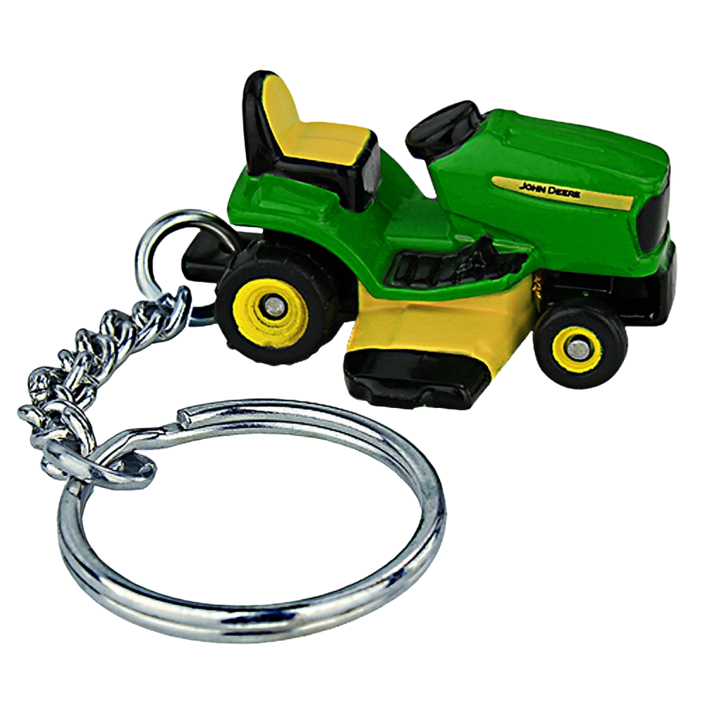 Green and yellow miniature die-cast tractor keychain for Vehicles & Remote Controlled Toys and Toys & Games collections under $50