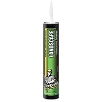 Tube of Titebond Provantage adhesive for landscape construction with green and yellow label for tools and home improvement projects