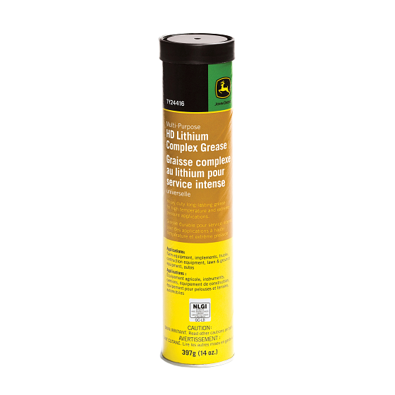 John Deere TY24416 14 Oz. Multi-Purpose Heavy-Duty (HD) Lithium Complex Grease, 2-Pack