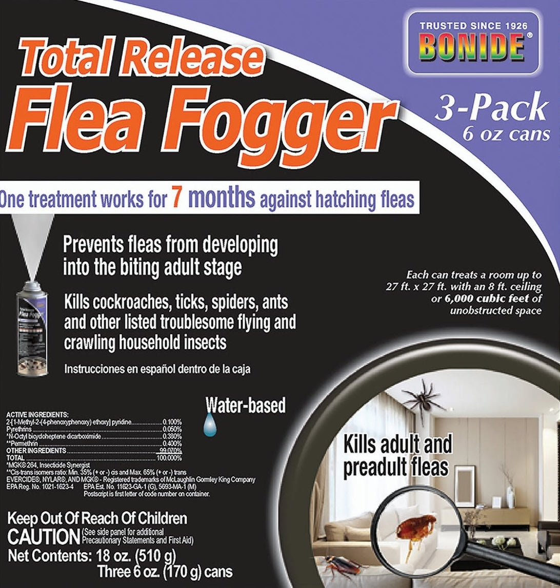 Indoor insect fogger 3-pack with insect growth regulator for pest control in home indoor treatment collections under $50