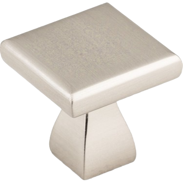 Modern satin nickel square cabinet knob for furniture hardware and home improvement under $50 collections