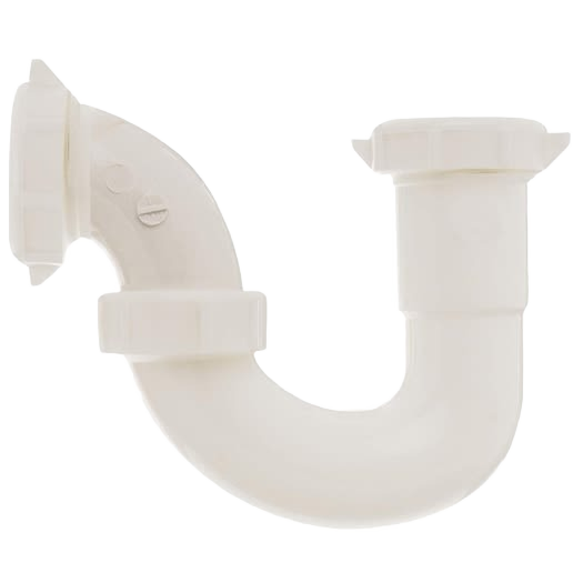 Do it Best 1-1/2" x 1-1/4" White Plastic Sink Trap
