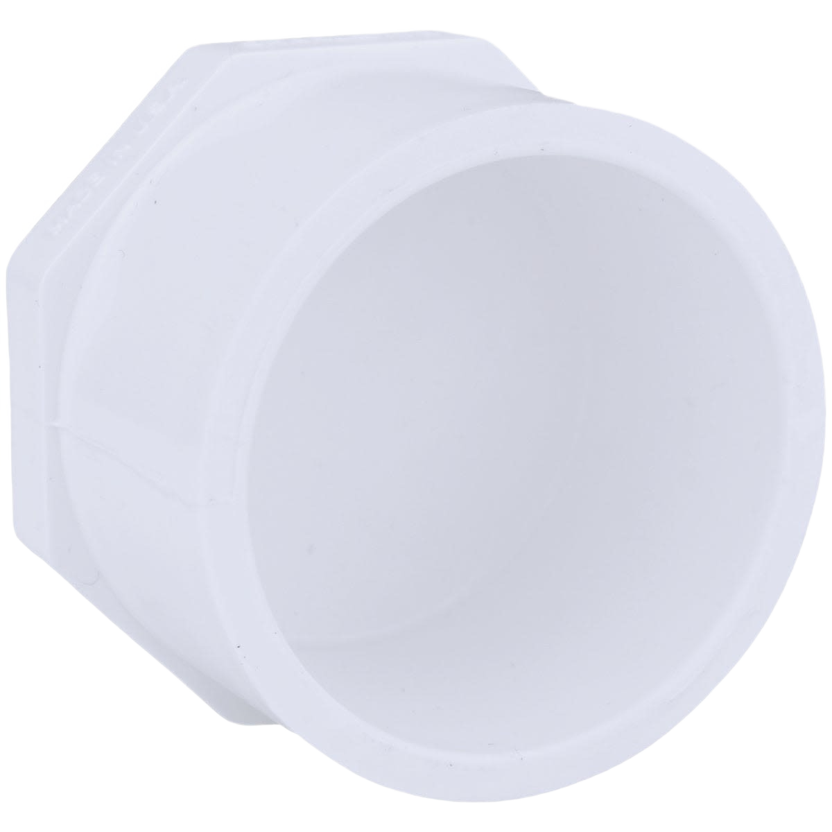White schedule 40 PVC spigot plug with hex head for plumbing and pipes & fittings under $50 collection