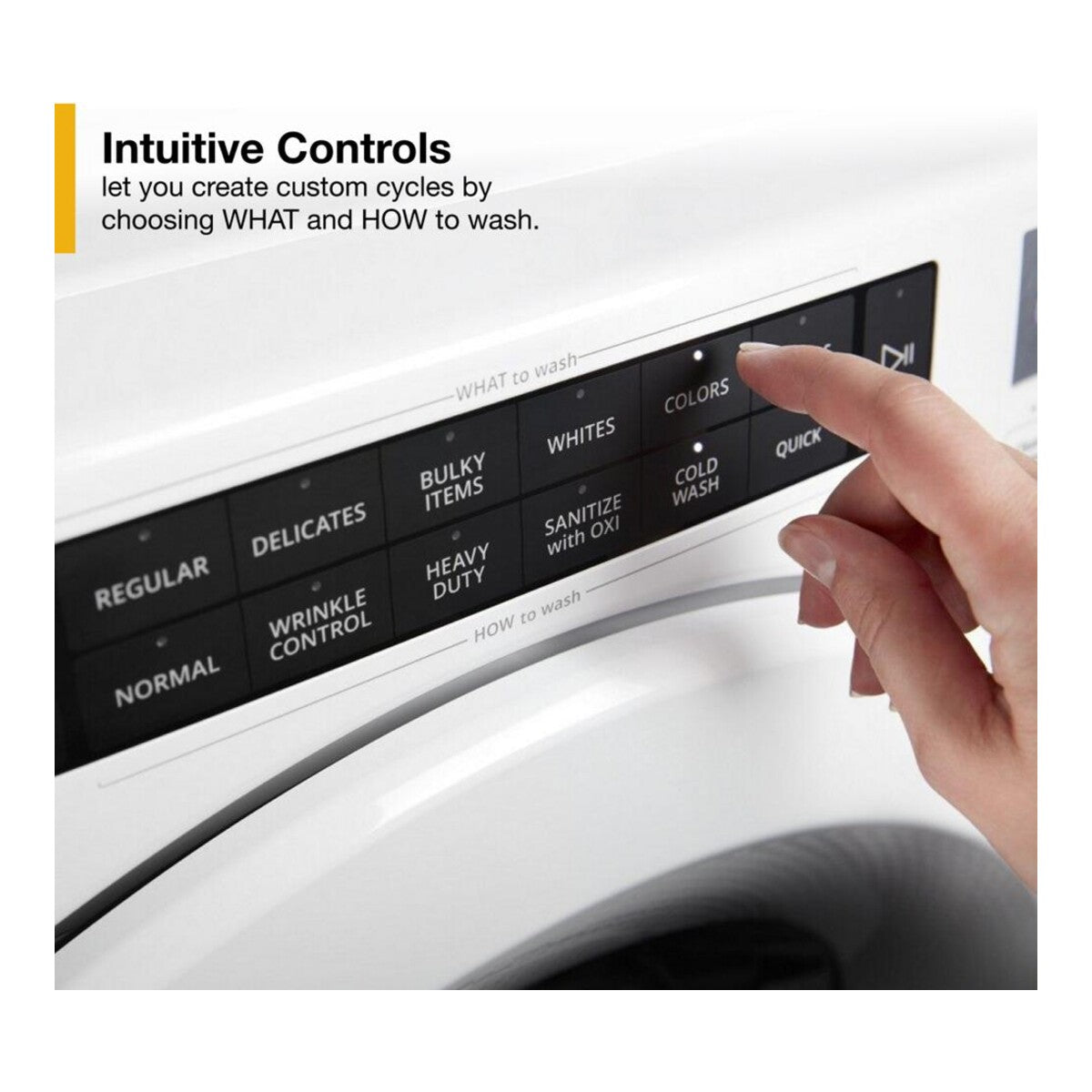 4.3 cu. ft. Closet-Depth Front Load Washer with Intuitive Controls