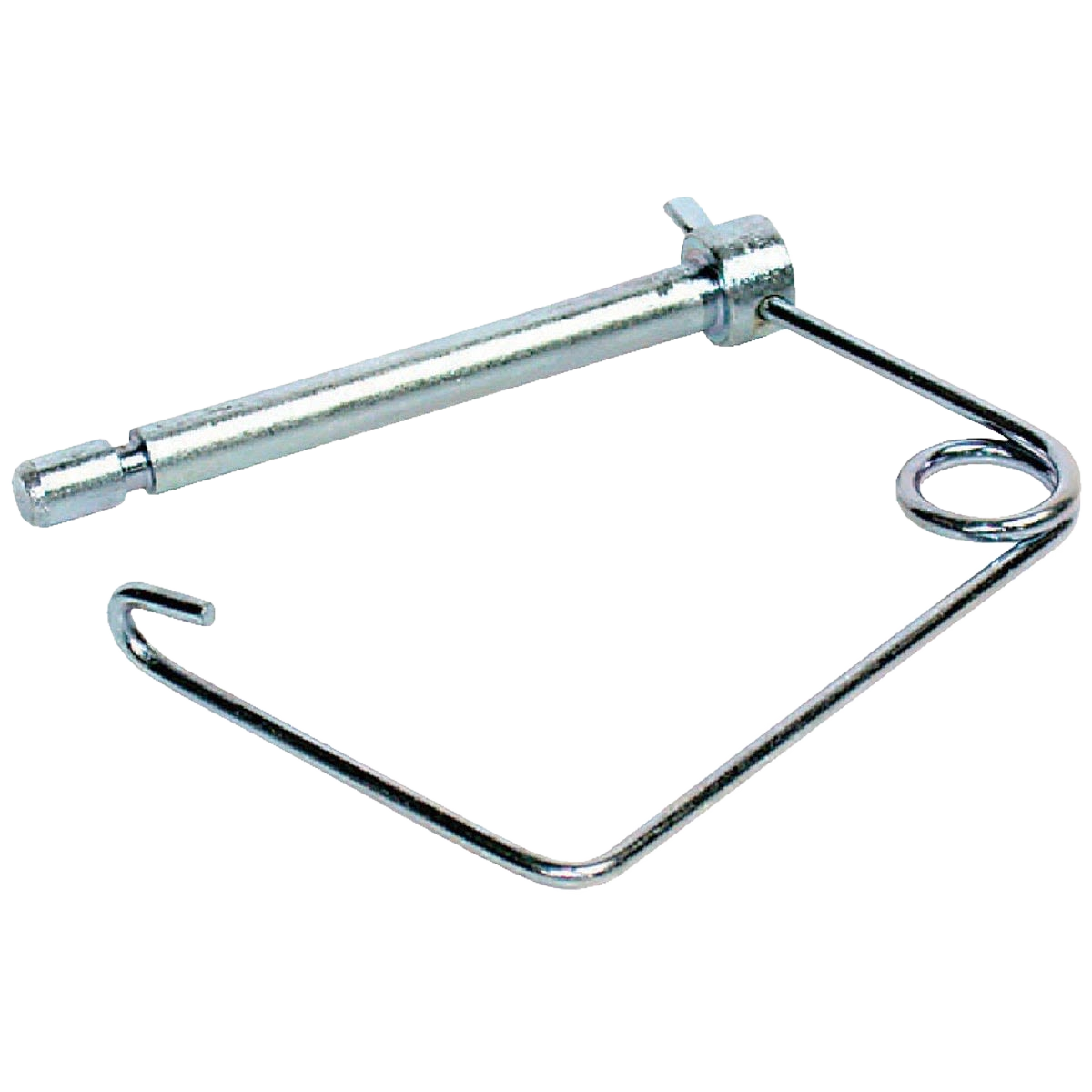 Metal draw bar hitch pin with spring wire lock for secure towing and trailer equipment under $50 collection