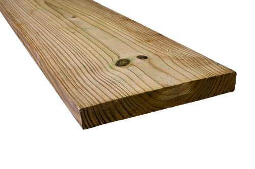 2 x 12 in. x 8 ft. Treated Lumber - #1