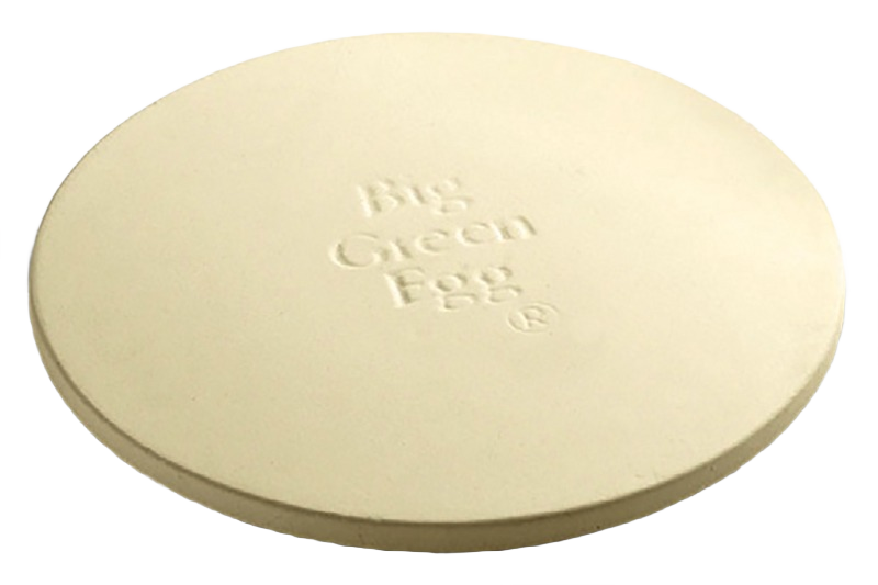 14-inch ceramic pizza stone embossed with brand name for even baking in grilling and outdoor cooking sets