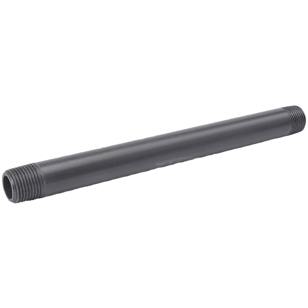 Black Schedule 80 PVC nipple with threaded ends for plumbing and pipes & fittings under $50 home improvement collections