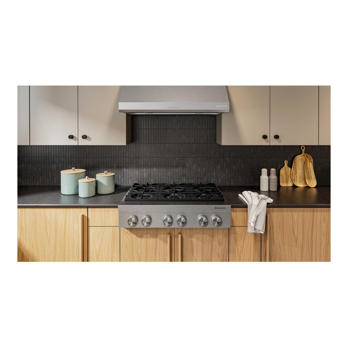 KitchenAid® 36-inch 6-Burner Gas Commercial-Style Rangetop
