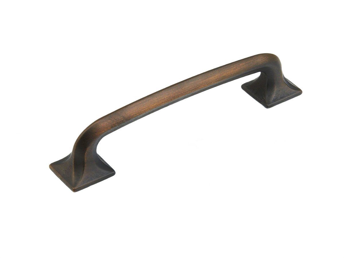 Antique bronze finish 5-inch center-to-center cabinet pull handle for home improvement projects