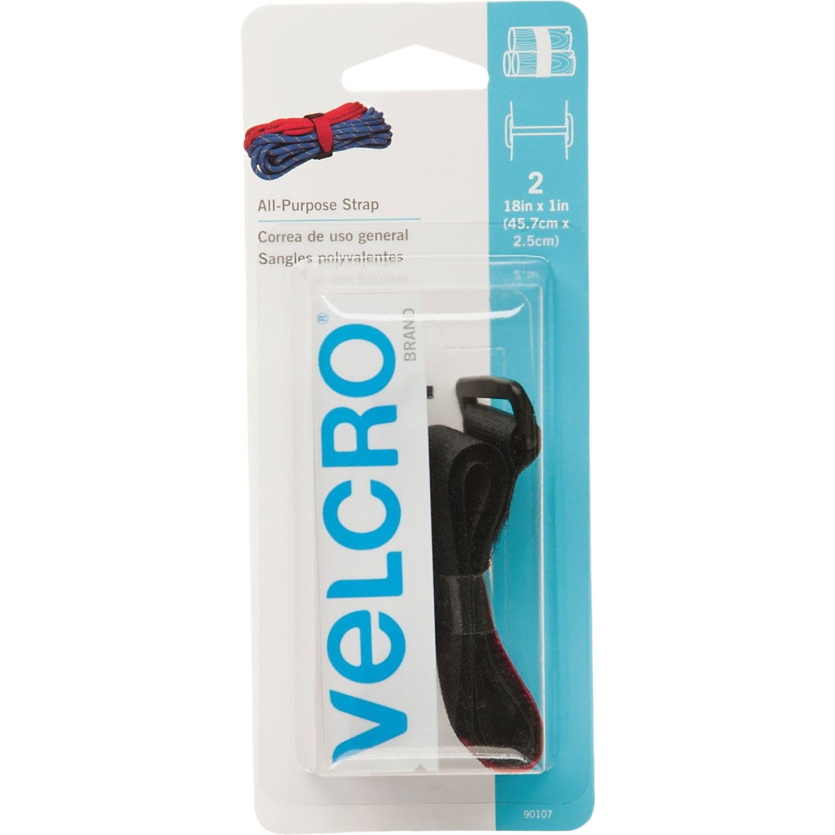 VELCRO brand Wrap-A-Strap Fastening Hook & Loop Strip System