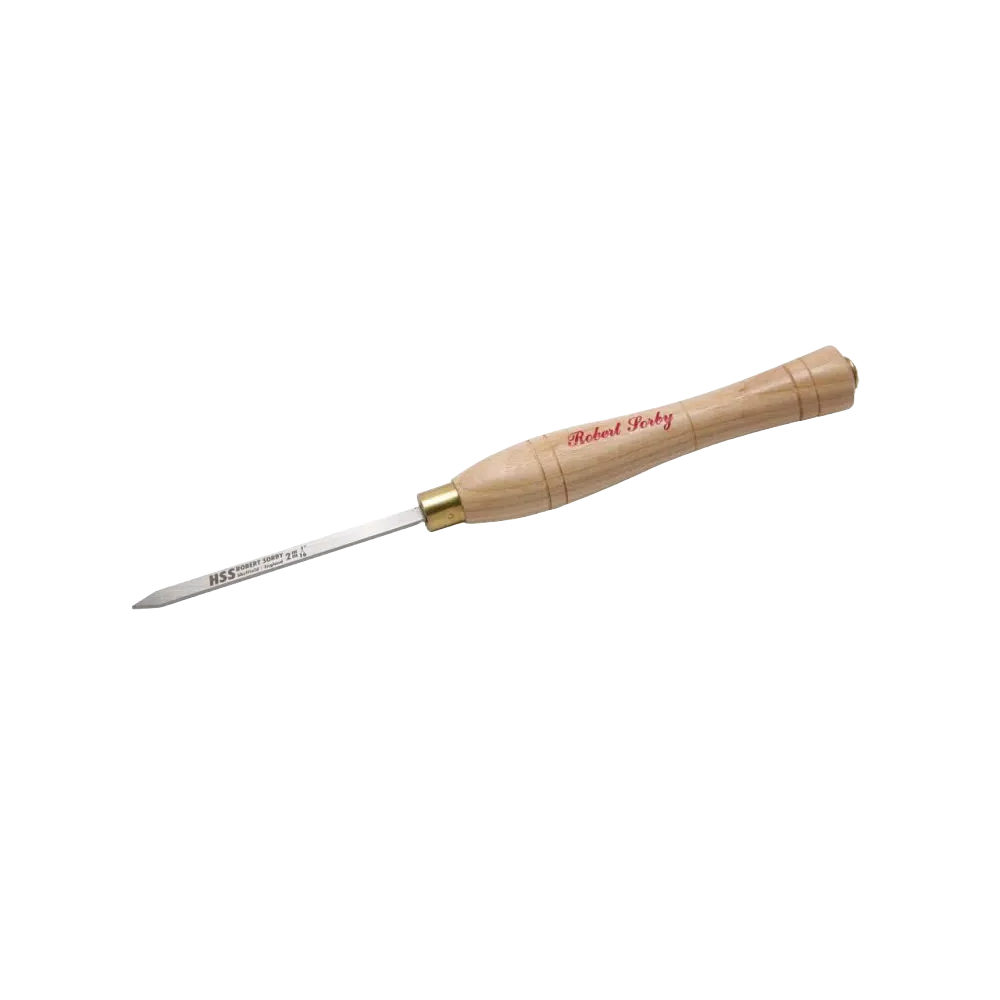 Wood handle micro parting tool with high-speed steel blade for precise woodworking in under $50 tools collection
