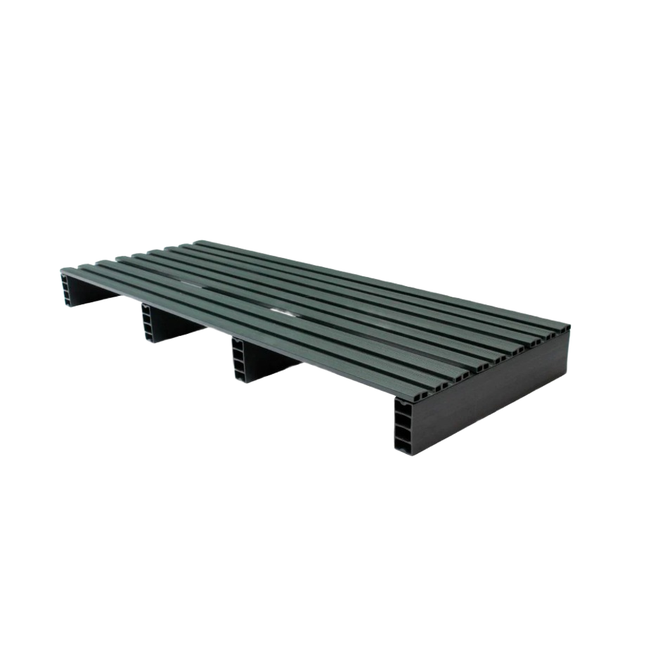 Black slip resistant storage pad with durable slatted design for tools and home improvement organization