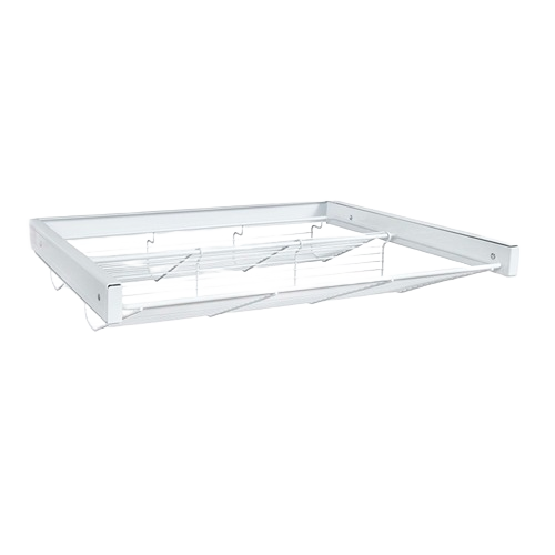 White metal reveal shoe shelf with wire rack design for flexible storage and organization in home or dorm spaces