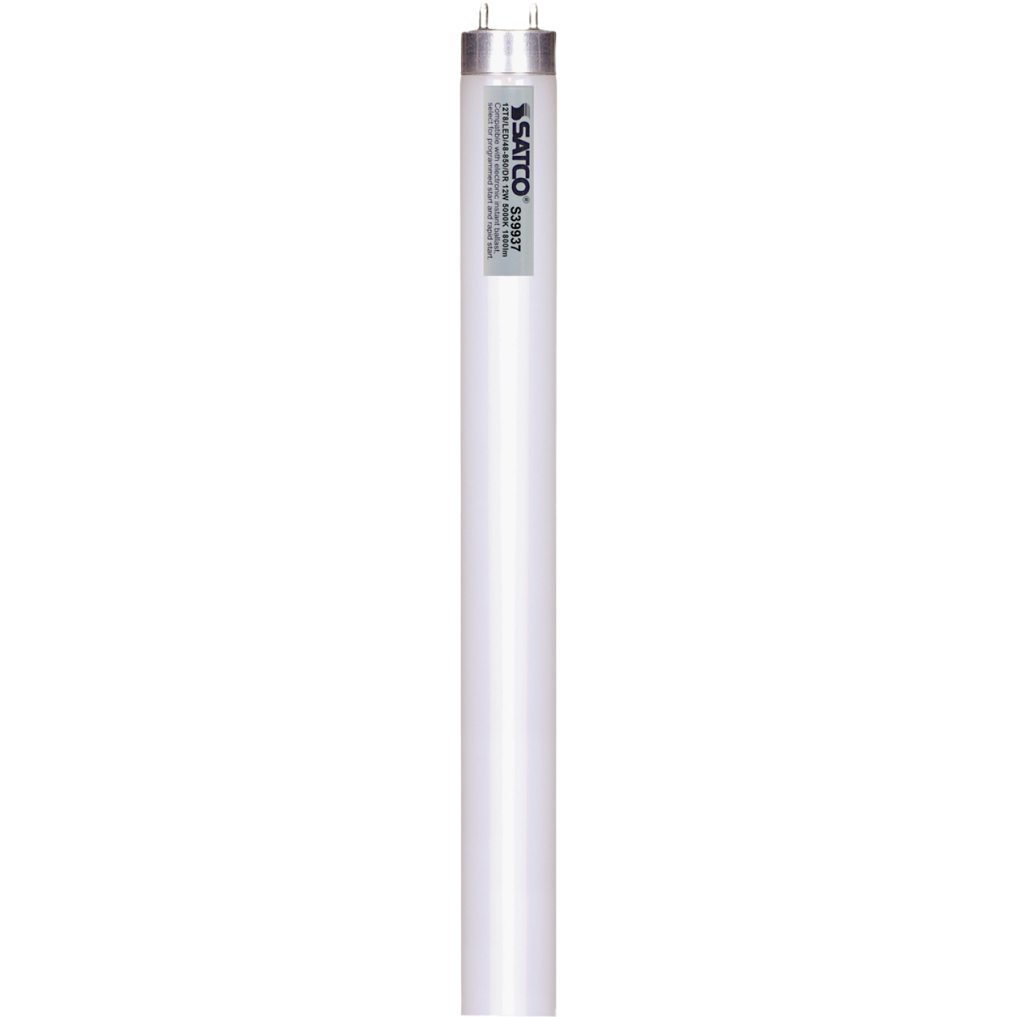 Satco 11 watt T8 LED tube light with medium bi-pin base for lighting and electrical home improvement projects under $50 collections
