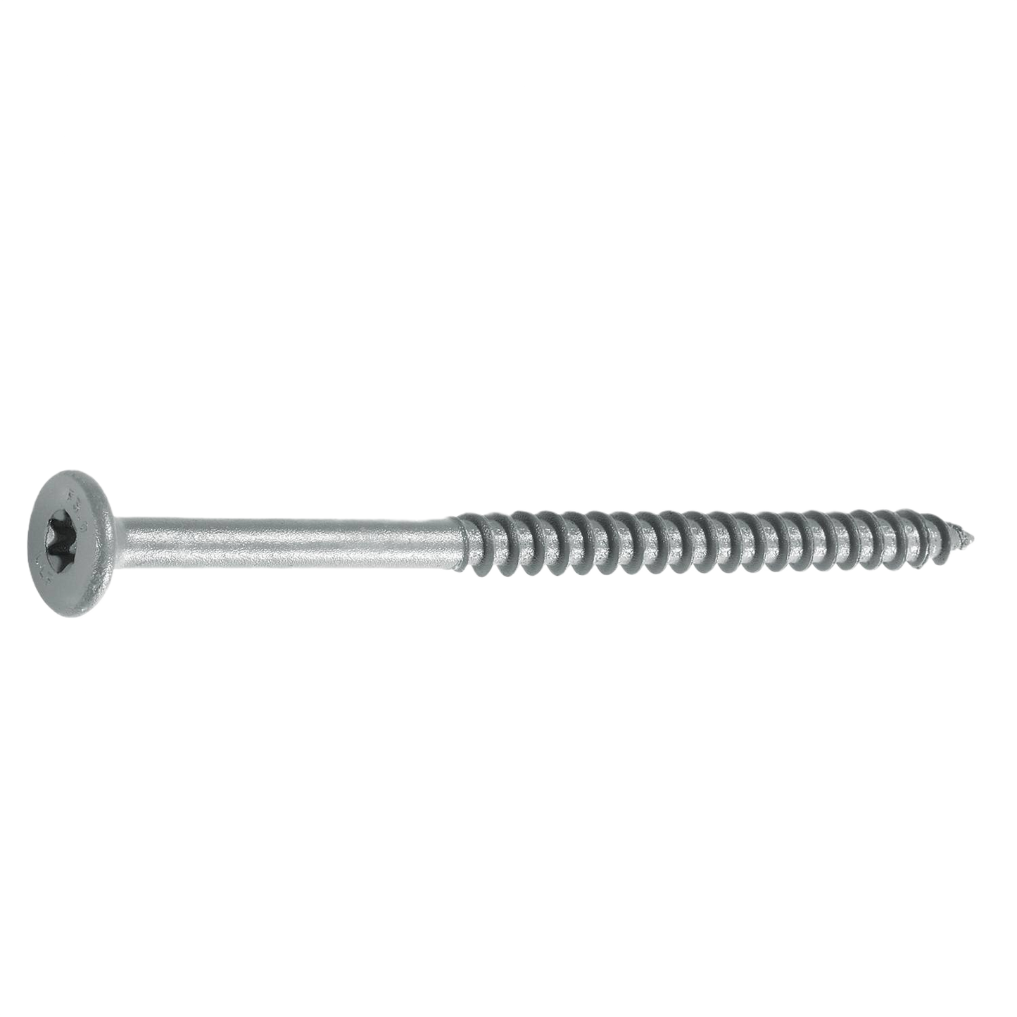Close-up of silver flat head self-drilling screw for fasteners and lumber in home improvement under $100 collection