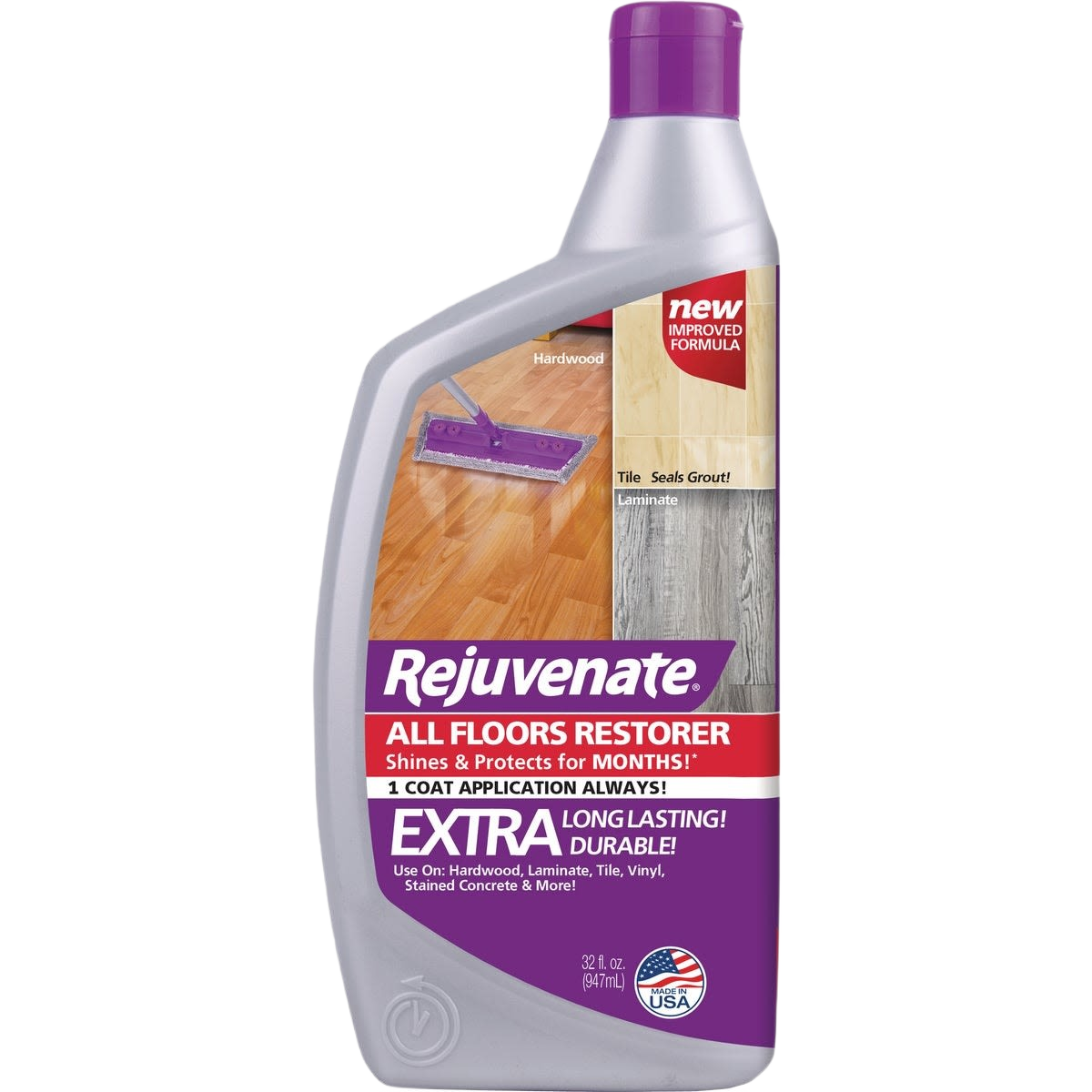 32 oz floor finish restorer for hardwood, tile, grout, laminate, and vinyl in cleaning and floor care collections
