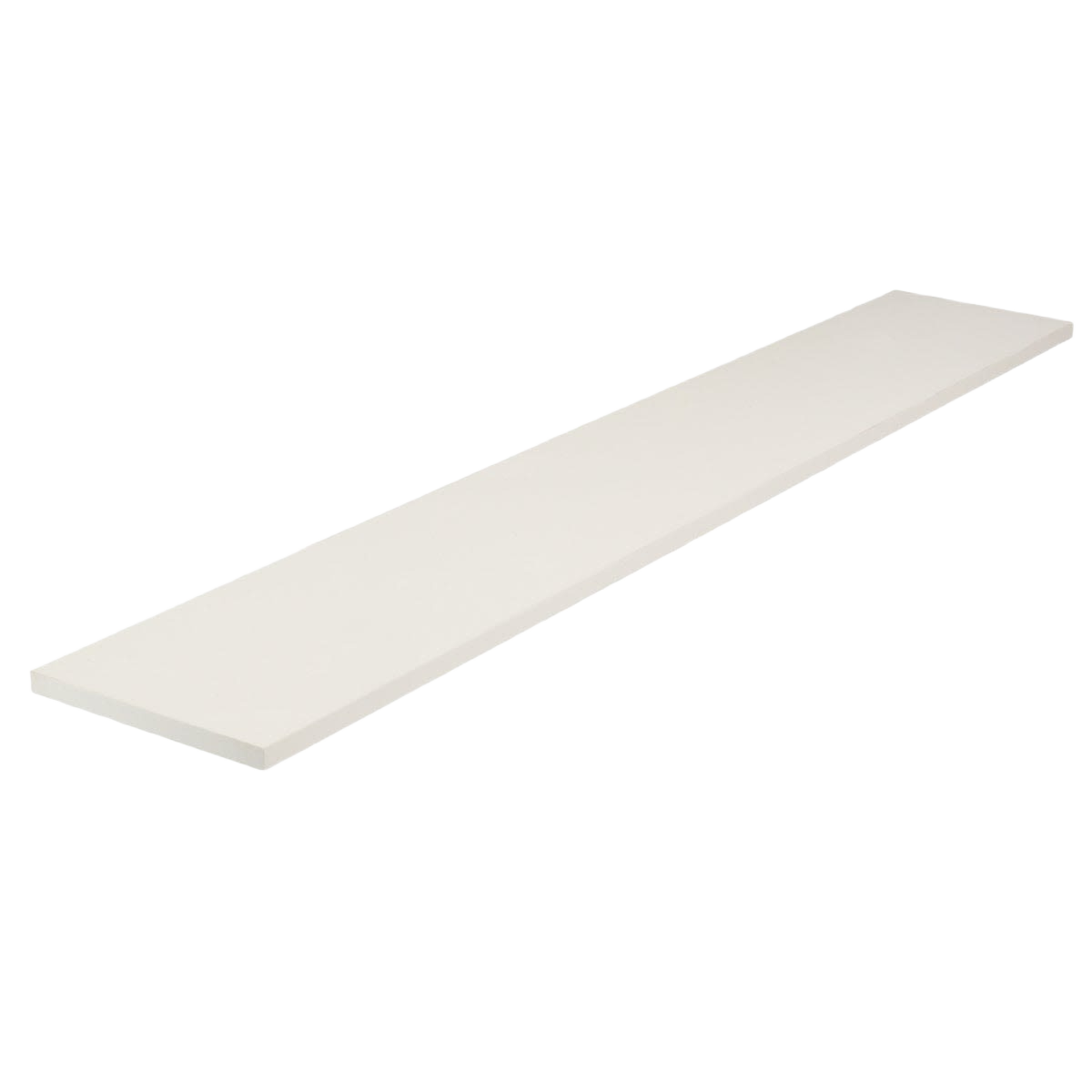 White all-purpose shelf made from sturdy particle board for Storage & Organization and Shelving & Accessories collections