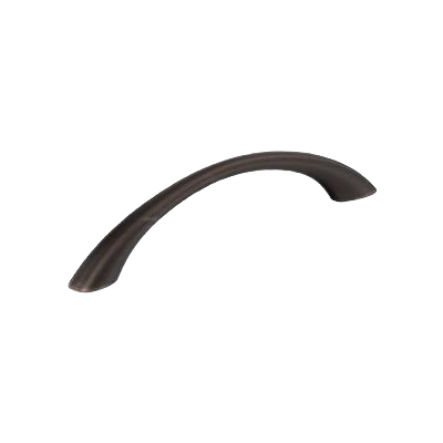 Oil-rubbed bronze cabinet pull with smooth curved design for hardware and home improvement collections under $50