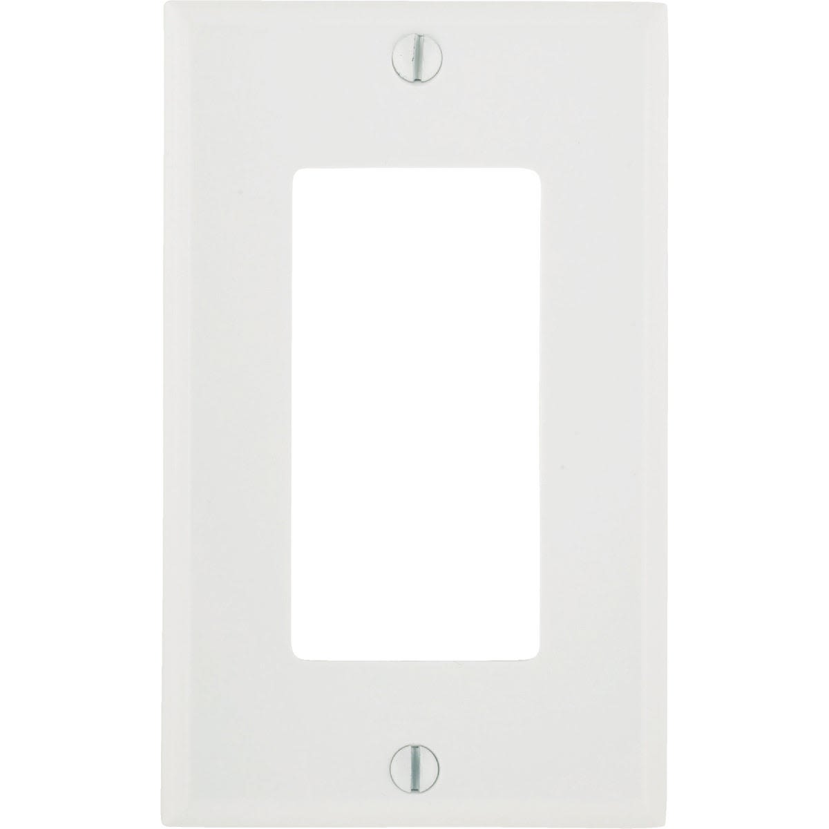 White smooth plastic rocker wall plate for electrical switches in home improvement and rocker wall plates collections under $50