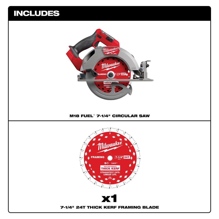 Red and black cordless circular saw with durable 7-1/4 inch blade and ergonomic handle for home improvement projects