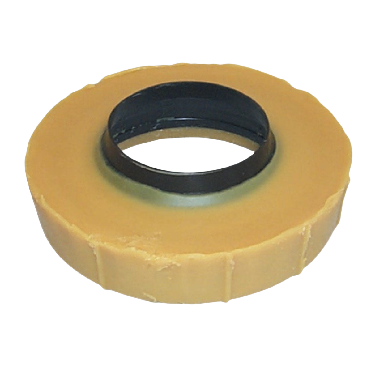 Extra thick wax ring gasket with sleeve for plumbing and toilet repair ensuring a reliable seal in home improvement tasks