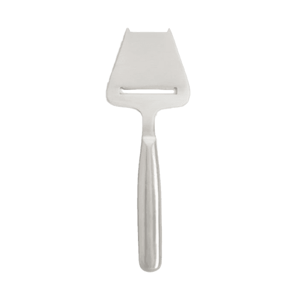 Brushed stainless steel cheese plane for slicing hard to semi-hard cheeses in kitchenware and kitchen gadgets collections
