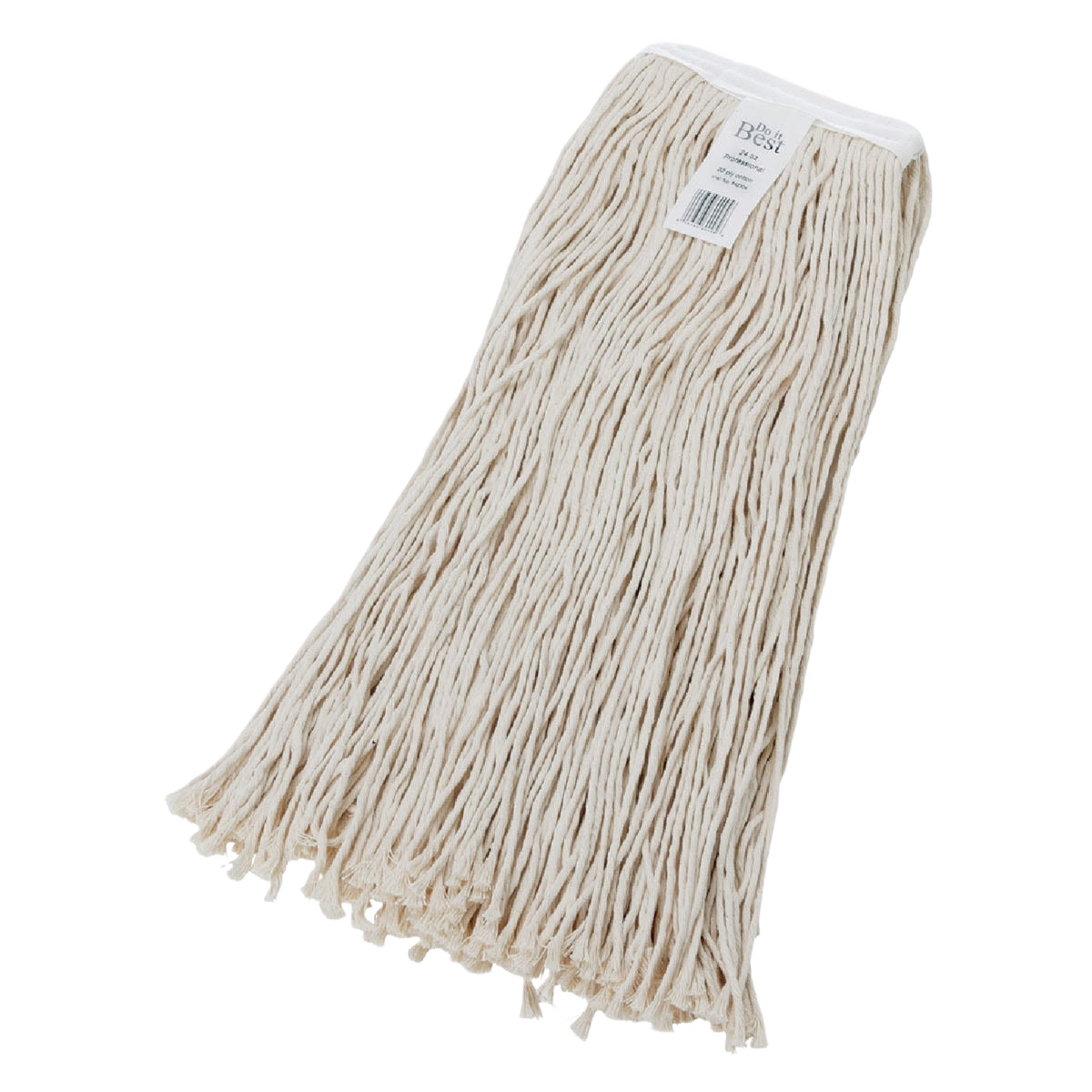Heavy-duty cotton mop head with 16-ply yarn for tough floor cleaning in mops and cleaning tools collections