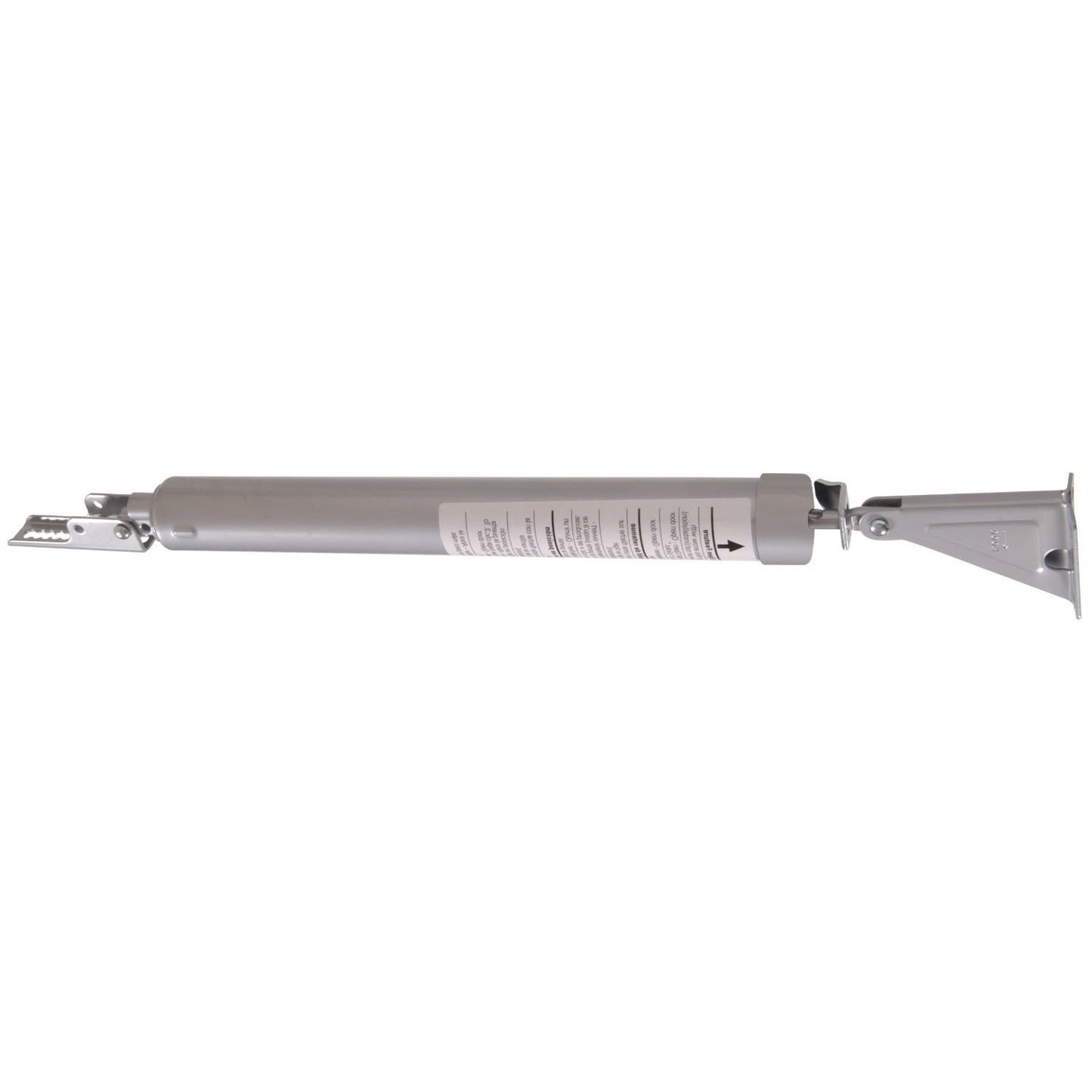 Silver pneumatic adjustable door closer with hold-open feature for home improvement and hardware projects under $50