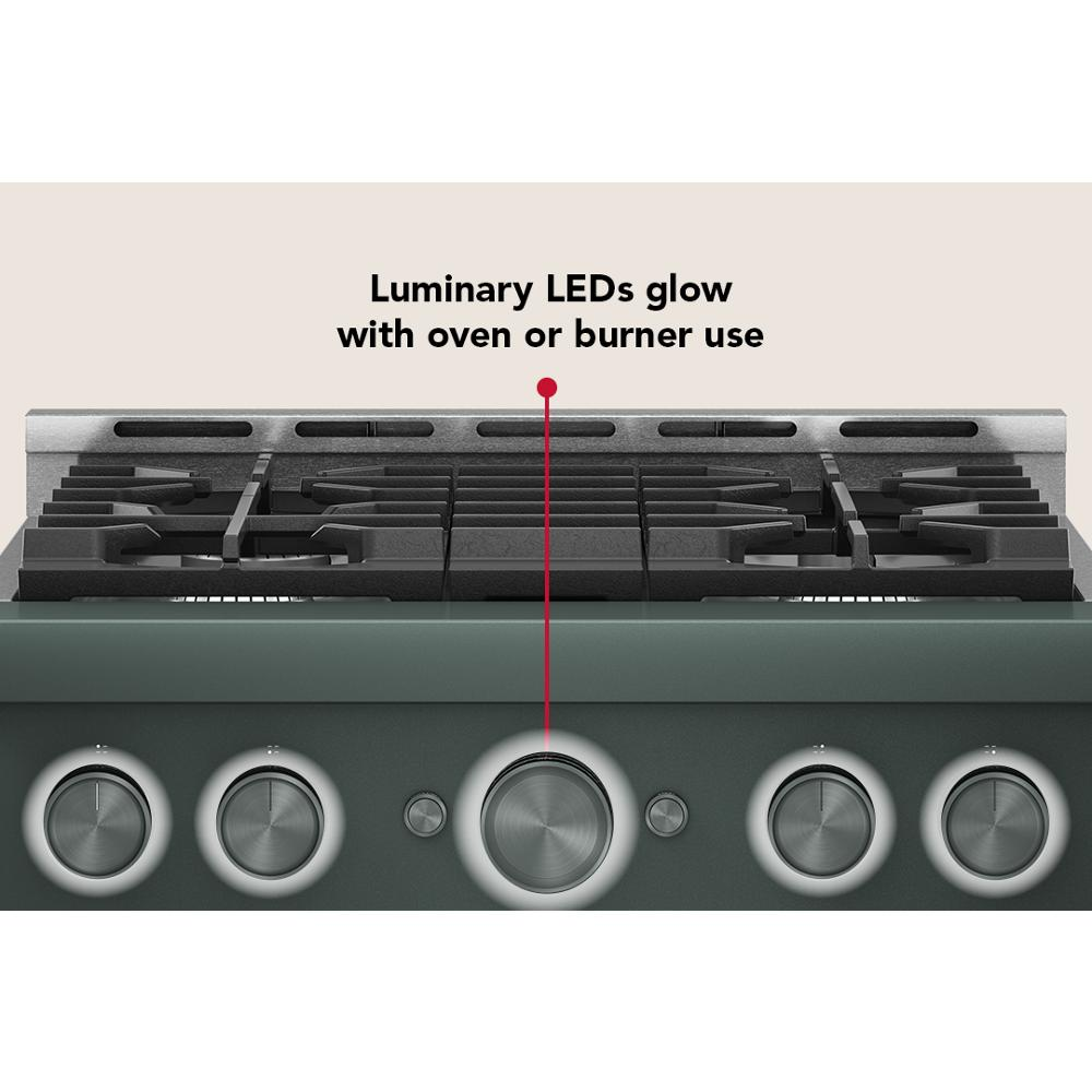 KitchenAid® 30-Inch 4 Burner Commercial-Style Gas Range with No Preheat Air Fry Mode