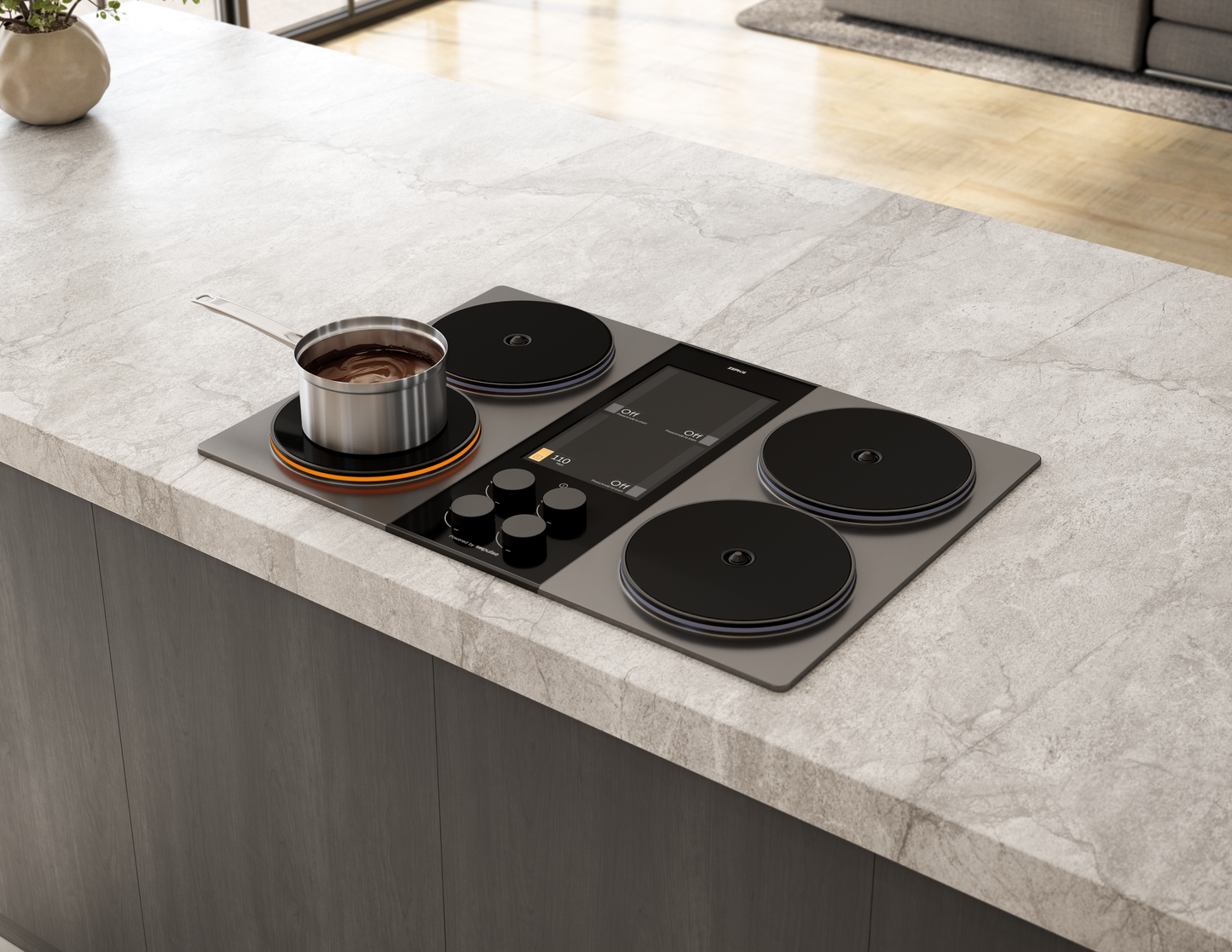 HyperCore Induction Cooktop, 36in, Charcoal, Requires Battery