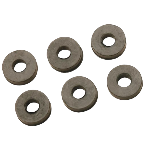 Do it Best 19/32" Black Flat Faucet Washer (6 Ct.)
