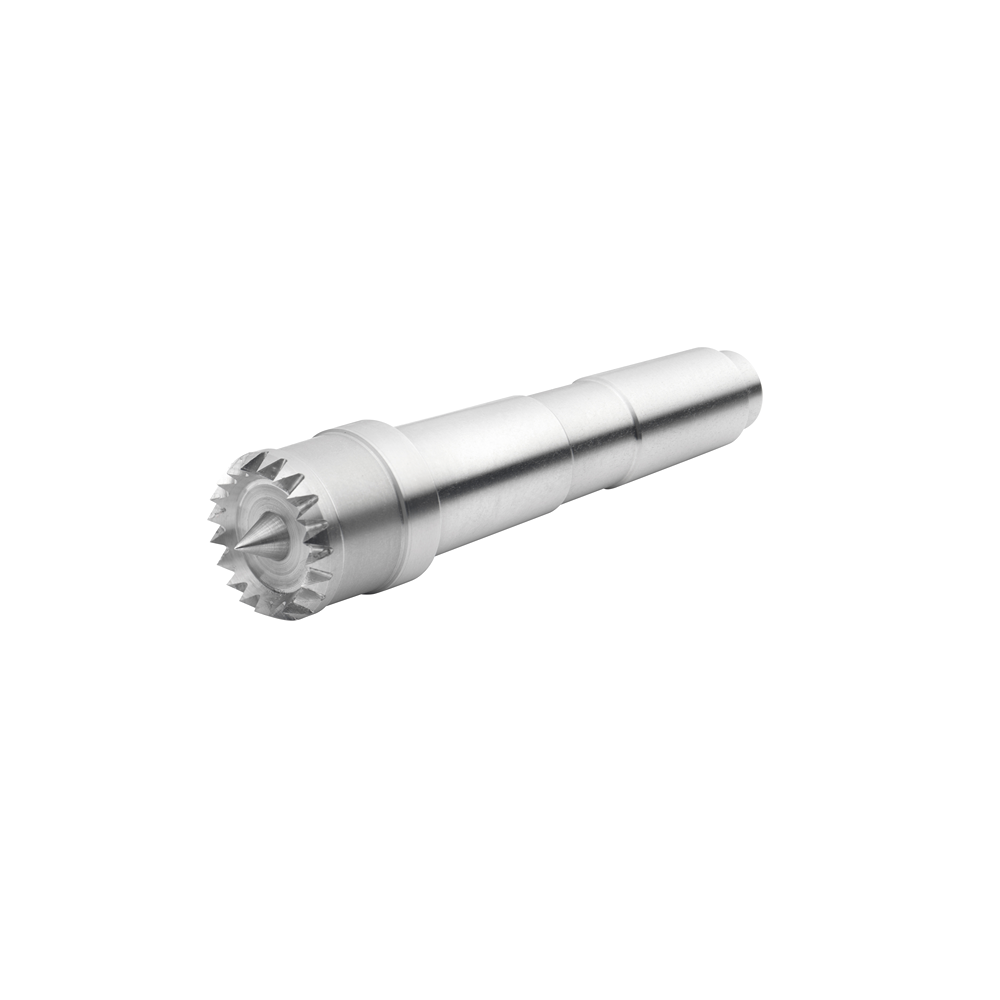 Silver multi-tooth drive center with 2MT taper for hardwood gripping in woodworking tools and under $50 collections