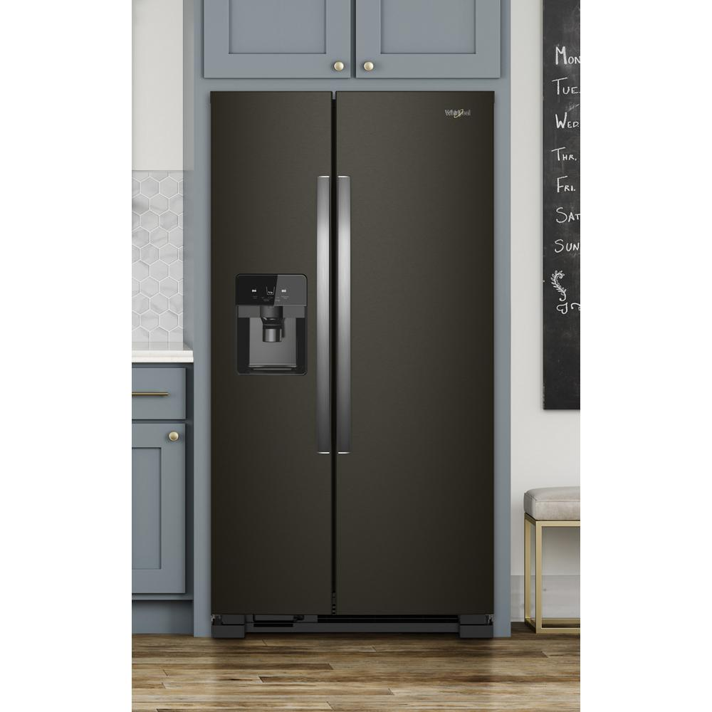 33-inch Wide Side-by-Side Refrigerator - 21 cu. ft.