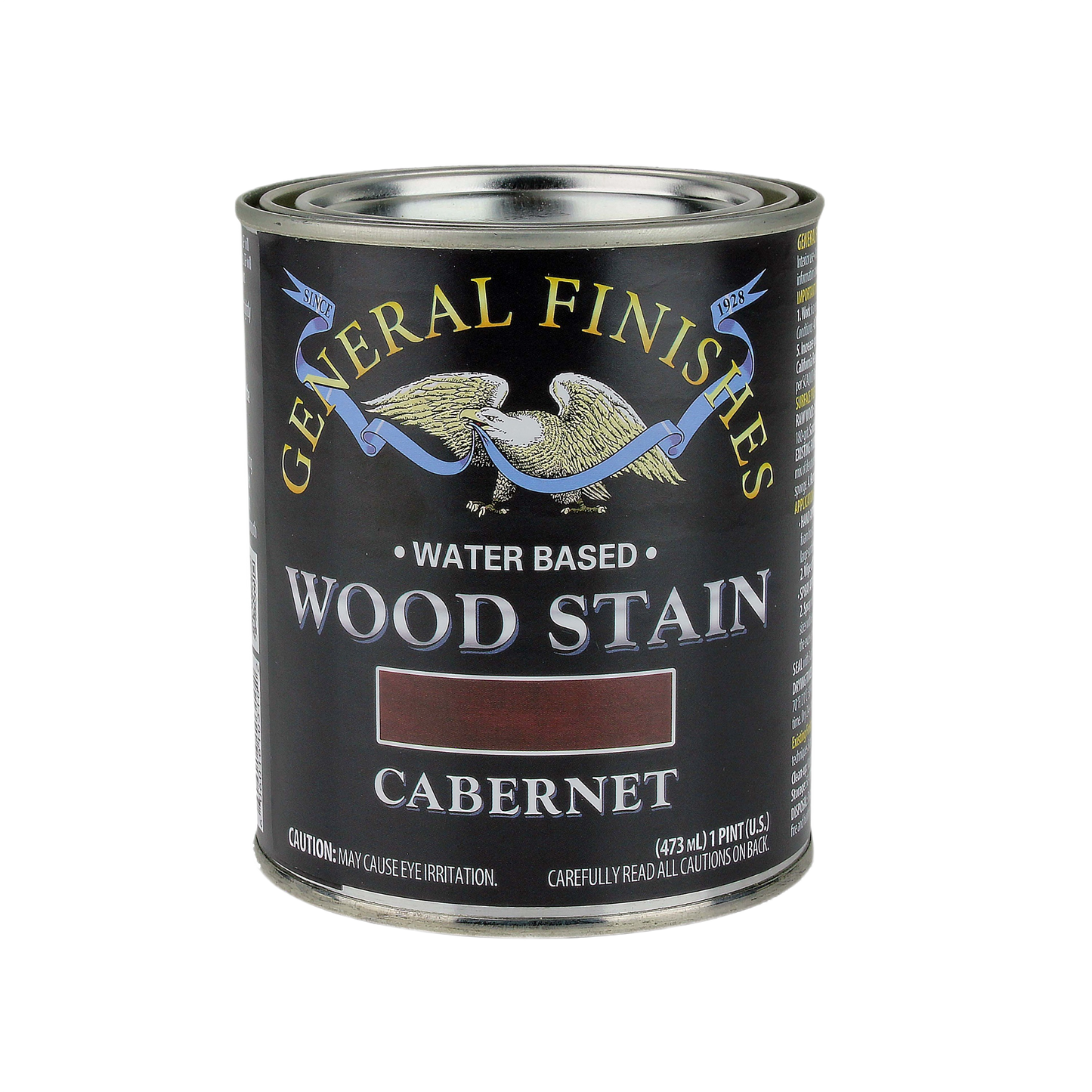 Can of Cabernet water based wood stain for interior wood finishing in Stains, Sealers & Finishes collection under $50