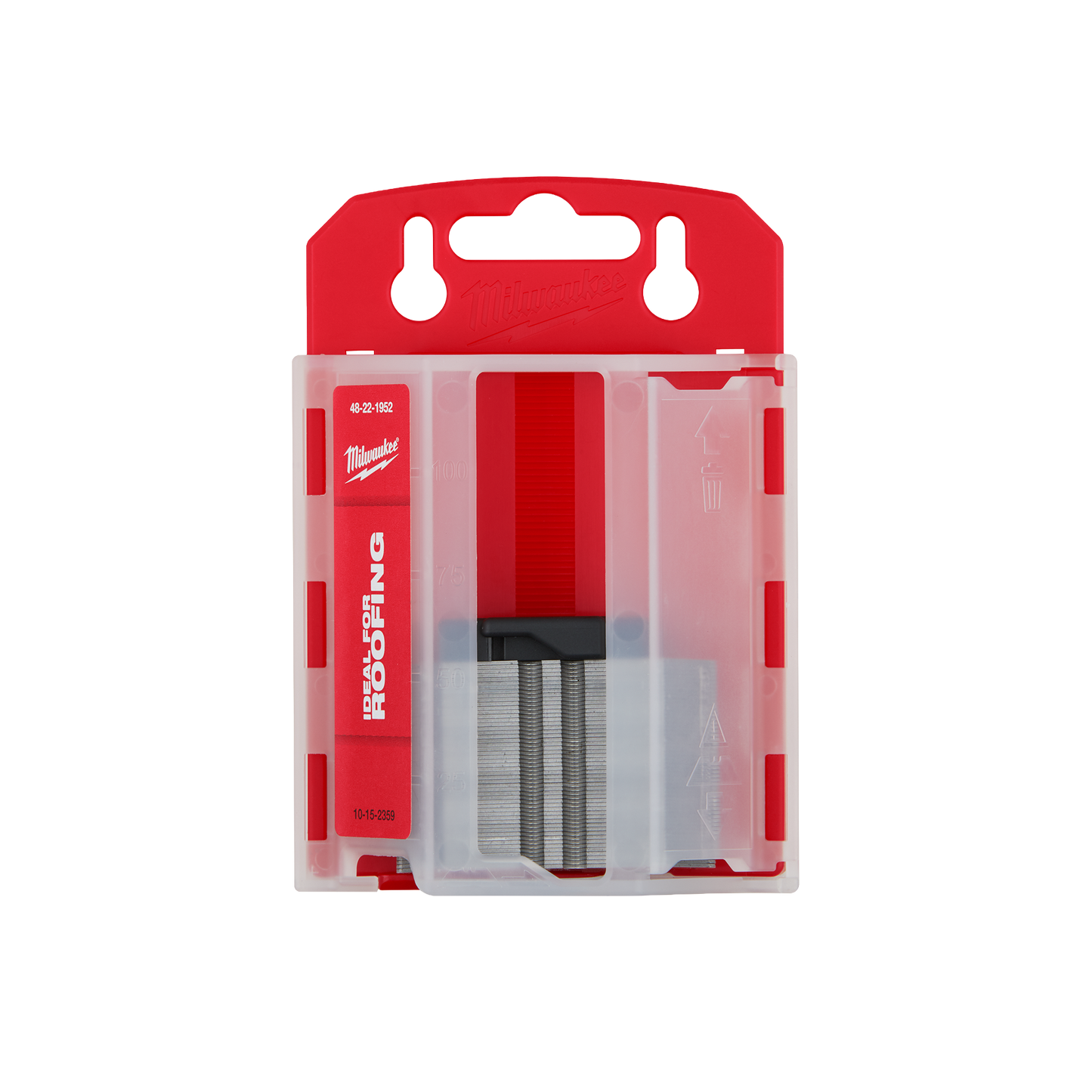 Milwaukee 50 PC Hook Utility Knife Blades w/ Dispenser