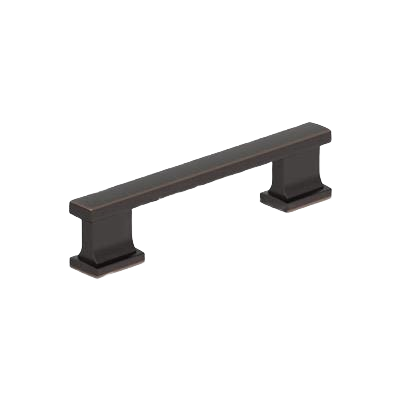 Oil-rubbed bronze cabinet pull with 3-3/4 inch center spacing for hardware and furniture accessories under $50